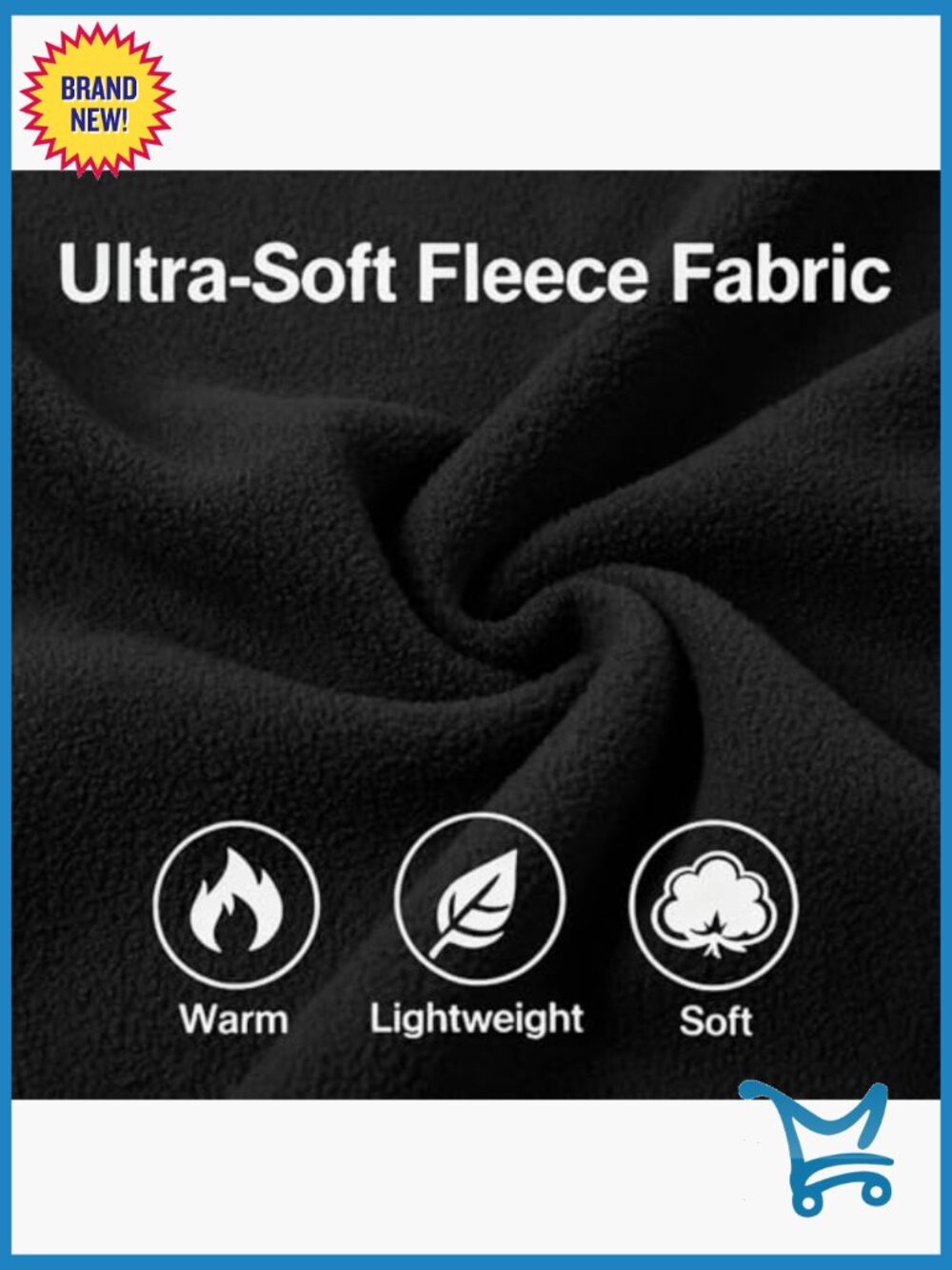 Plus Size Zip Up Fleece Jacket Lightweight Soft Polar Fleece - Picture 4 of 7